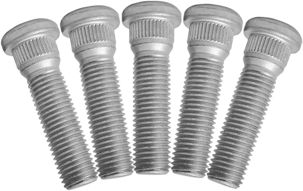 M12x1.5 Wheel Studs Bolt Lug Stud Compatible with 2007-22 Dodge Avenger Grand Caravan Caliber Journey Jeep Compass Patriot Voyager Pacifica Sebring Town & Country (5PCS)