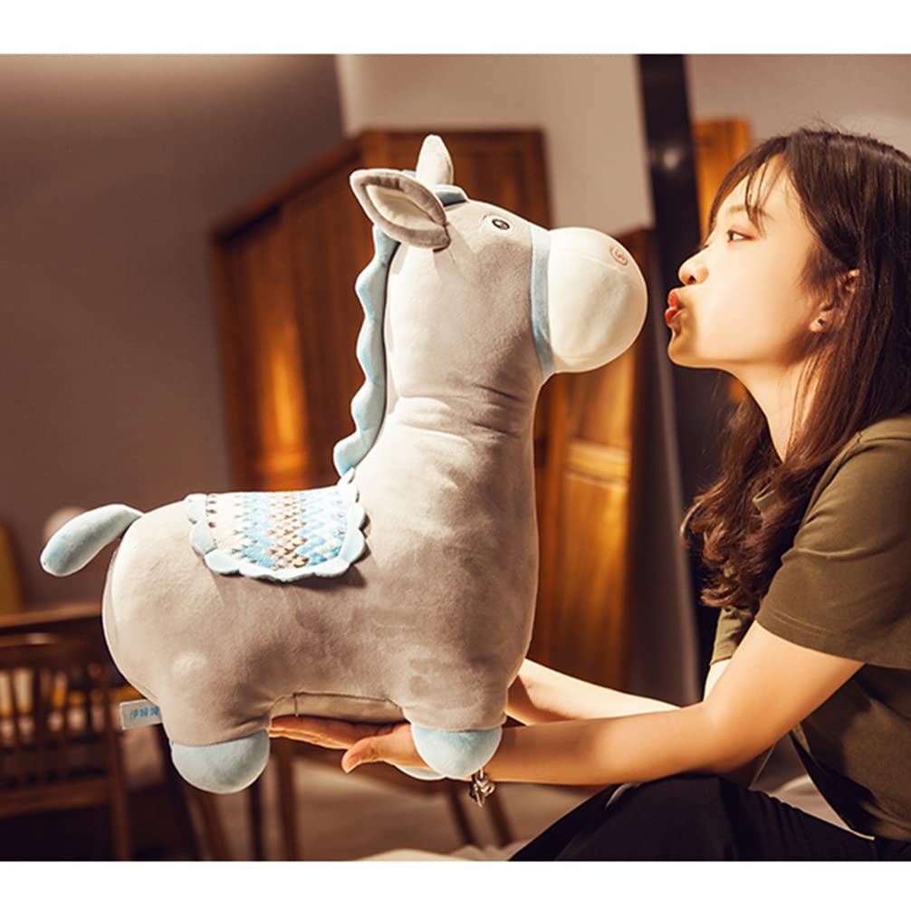 Amazon.co.jp: 抱き枕 ぬいぐるみ 馬 うま ロバ かわいい ふわふわ