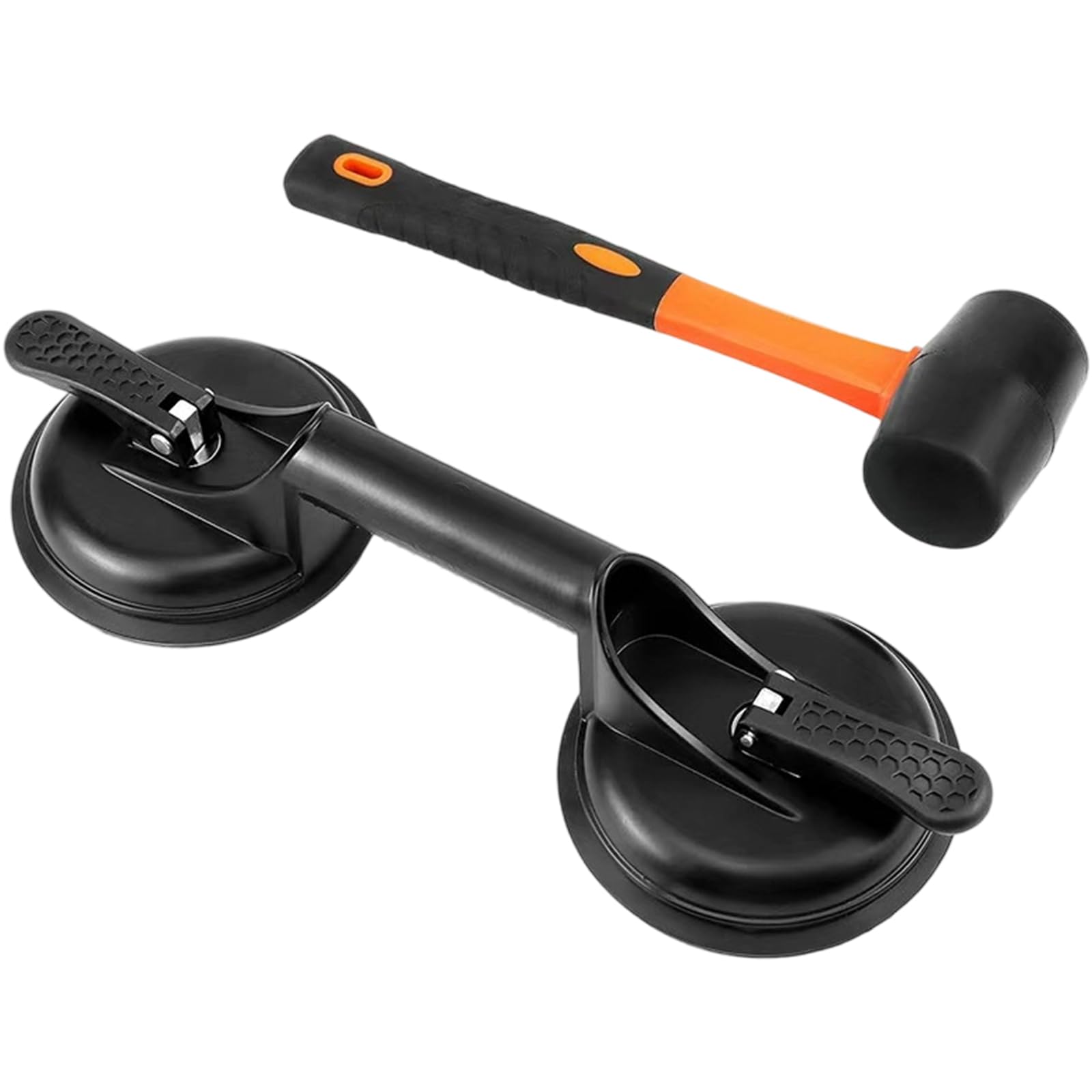 Aluminum Alloy Vacuum Lifter Tool Heavy-Duty Grip for Construction Glass & Transport Glass Lifting Suction Cup Heavy Duty Plate Lifter Tool Renovation Suction Lifting Device Gripper for High Strength