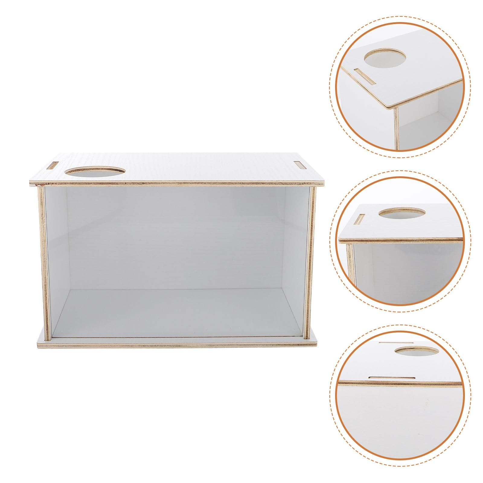 Multifunktionale Hamster Sandbadewanne und Acryl mit Glatter Oberfläche Leicht und Dekorativ für Haushalt und Heimtierbedarf