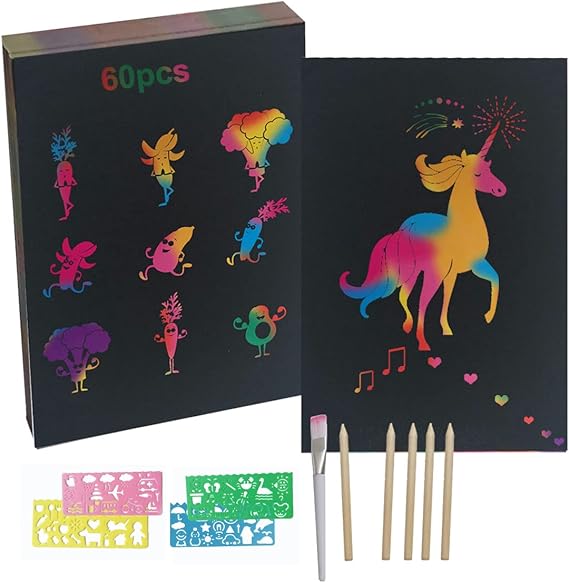 Kratzbilder Kinder: Unleash Your Inner Artist with Scratch Art!