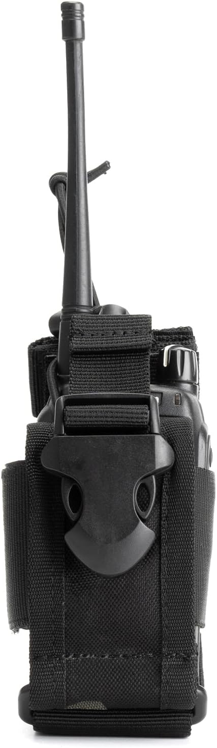 VIPERADE Radio Holster for BaoFeng MOLLE Radio Pouch Horizontal & Vertical Carry for Duty Belt Walkie Talkie Holder for Tactical Vest Backpack
