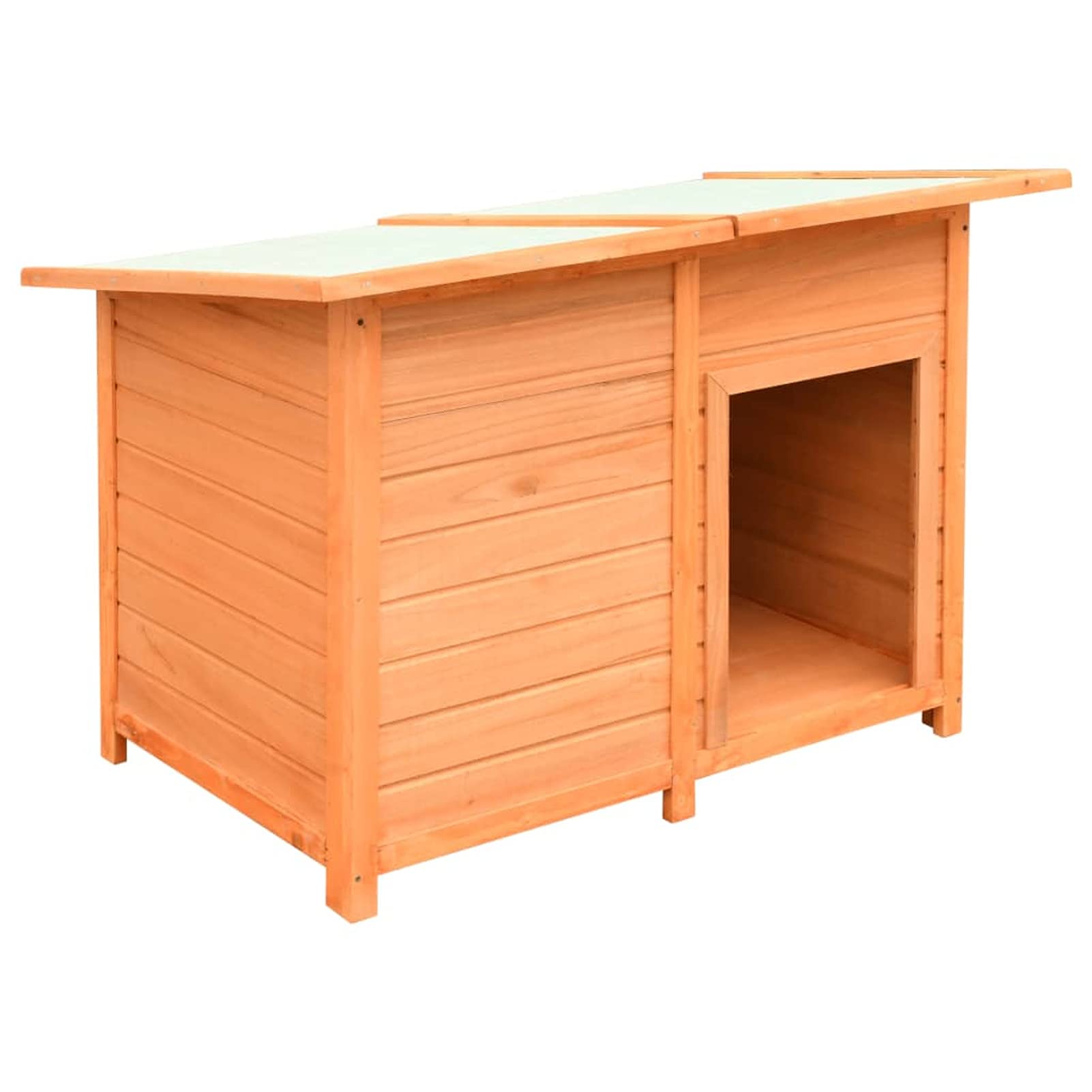 Homgoday Gabbia per cani in legno di pino massiccio e abete, 120 x 77 x 86 cm, per interni ed esterni, cuccia per animali domestici e articoli per animali domestici
