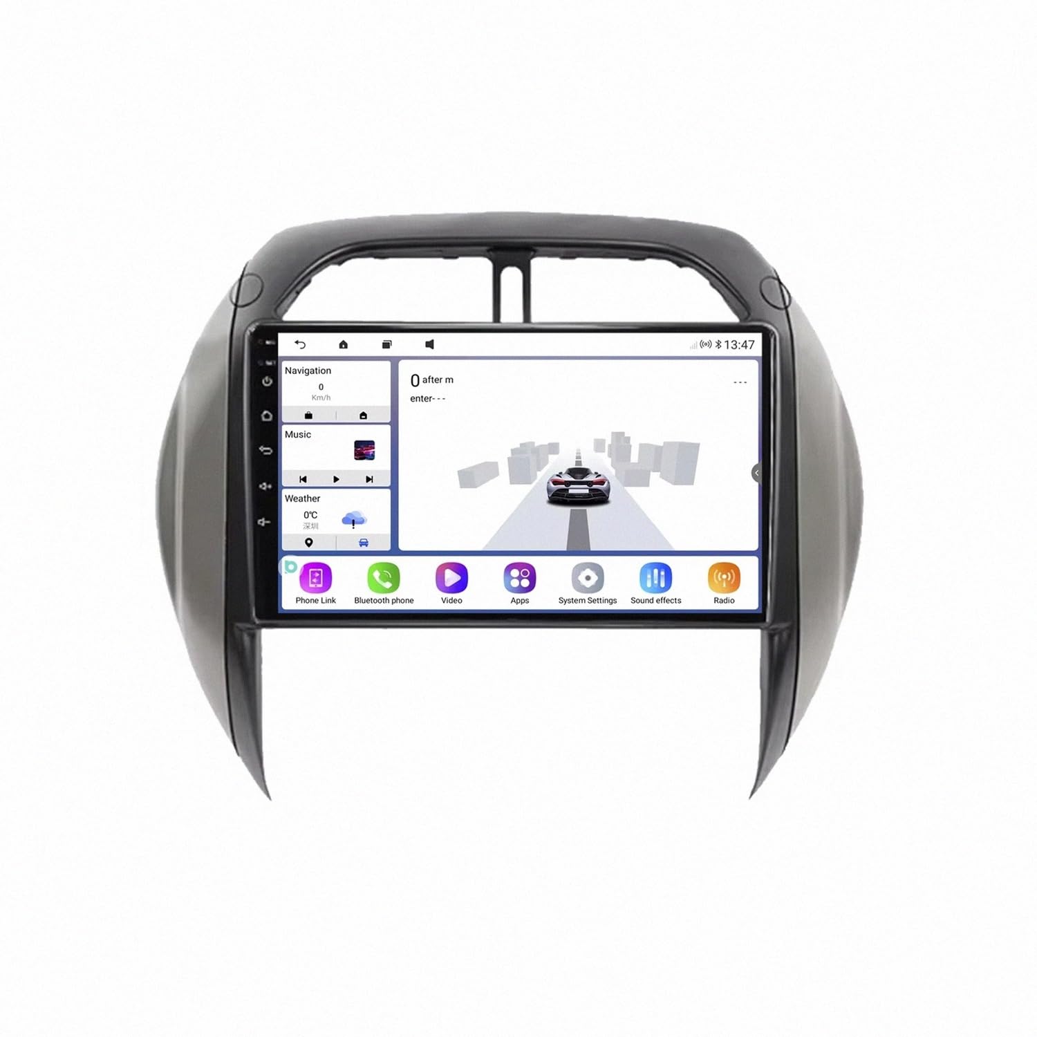 Pantalla con 4 núcleos y 2G+32G compatible con Android Auto para Vellfire 8