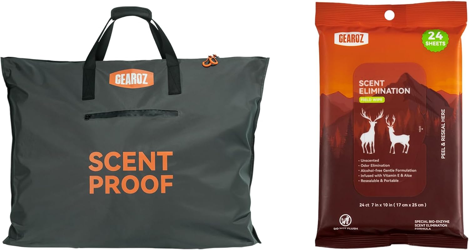 Field Wet Wipe & Scent Proof Hunting Bag-Buy Together to Save