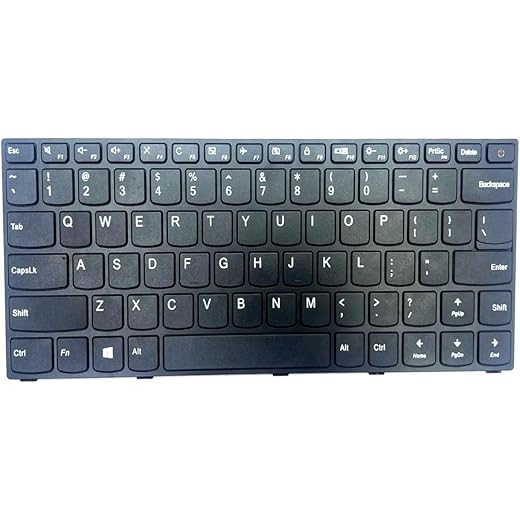 Laptop Keyboard Compatible with 110-14ISK (Black)