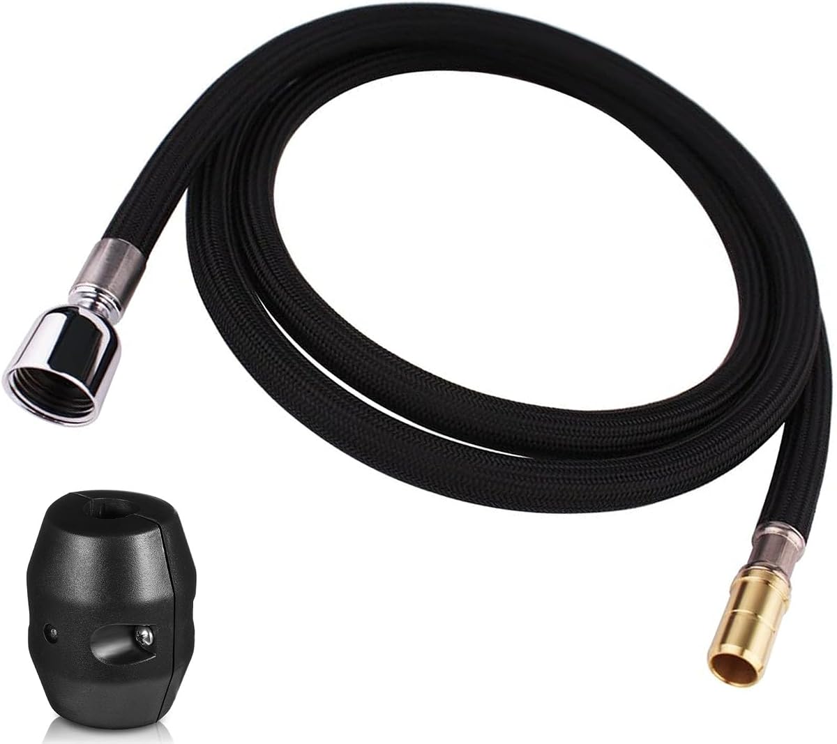 K-1219935-BC Hose Kit for Kohler Pull Down Kitchen Faucet with 12.3oz Weight Ball, 67-Inch Bright Chrome Finish Pull-Out Kitchen Faucet Hose Replacemnet Part of K-1304674-BC for Kohler K-1219935-BC