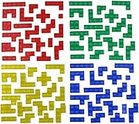 Vista 1 de Piezas de repuesto para Mattel Blokus - BJV44 ~ Piezas de repuesto - Solo se adapta al modelo Blokus Game (azulejos cuadrados de 1/2 pulgada)