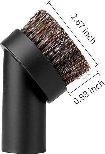 Miniatura 4 de Lamoutor Cepillo de vacío de cerdas suaves, cepillo redondo, accesorio de vacío, cepillo universal de polvo para la mayoría de aspiradoras,