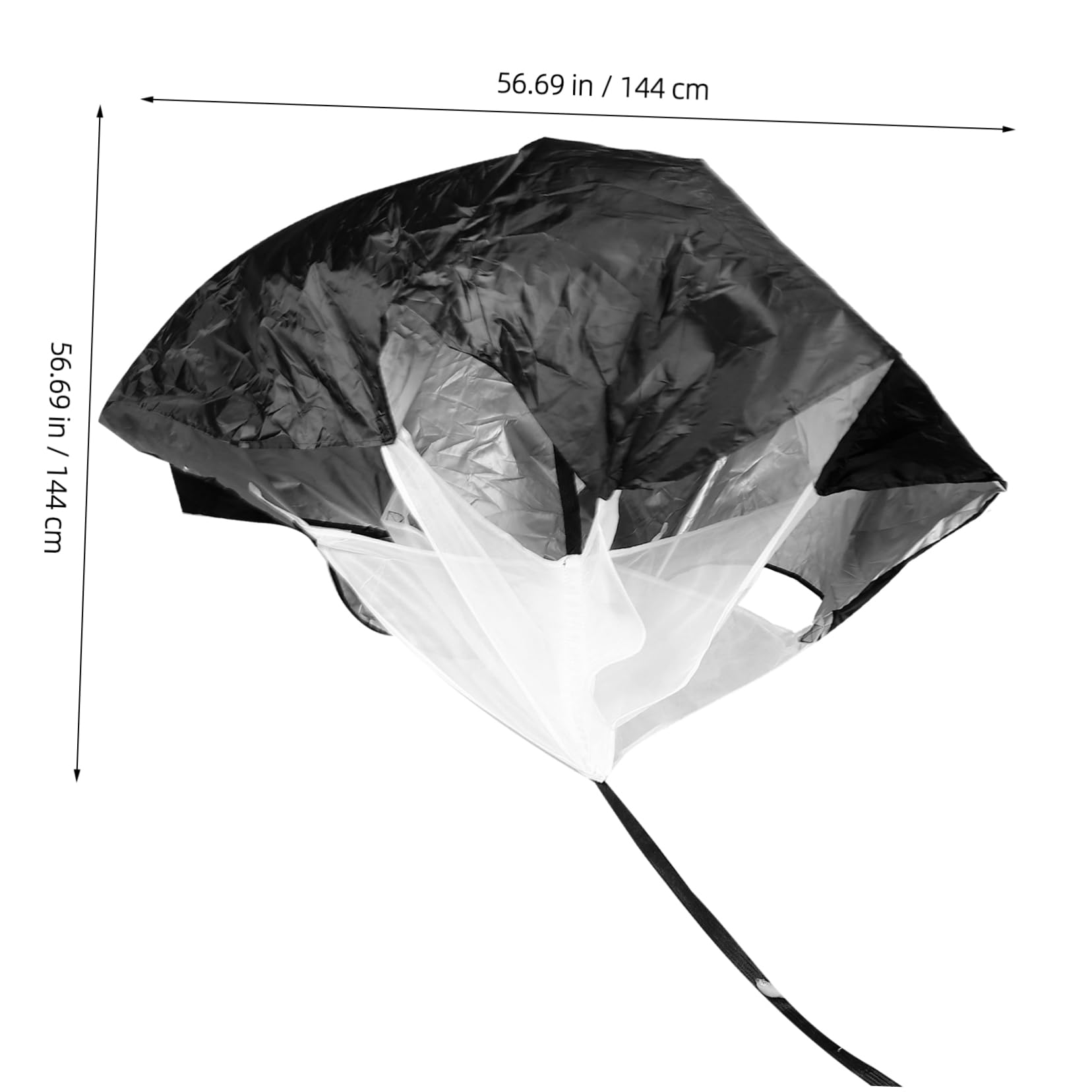 Happyyami Sled Push Gym Equipment Speed Parachute Umbrella for Boys and Girls' Endurance Power Training