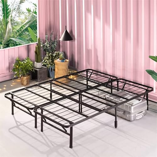 Zinus Smartbase Heavy Duty Mattress Foundation / 14 Inch Metal Platform Bed Frame / No Box Spring Needed / Sturdy Steel Frame / Underbed Storage, Queen #TOP2