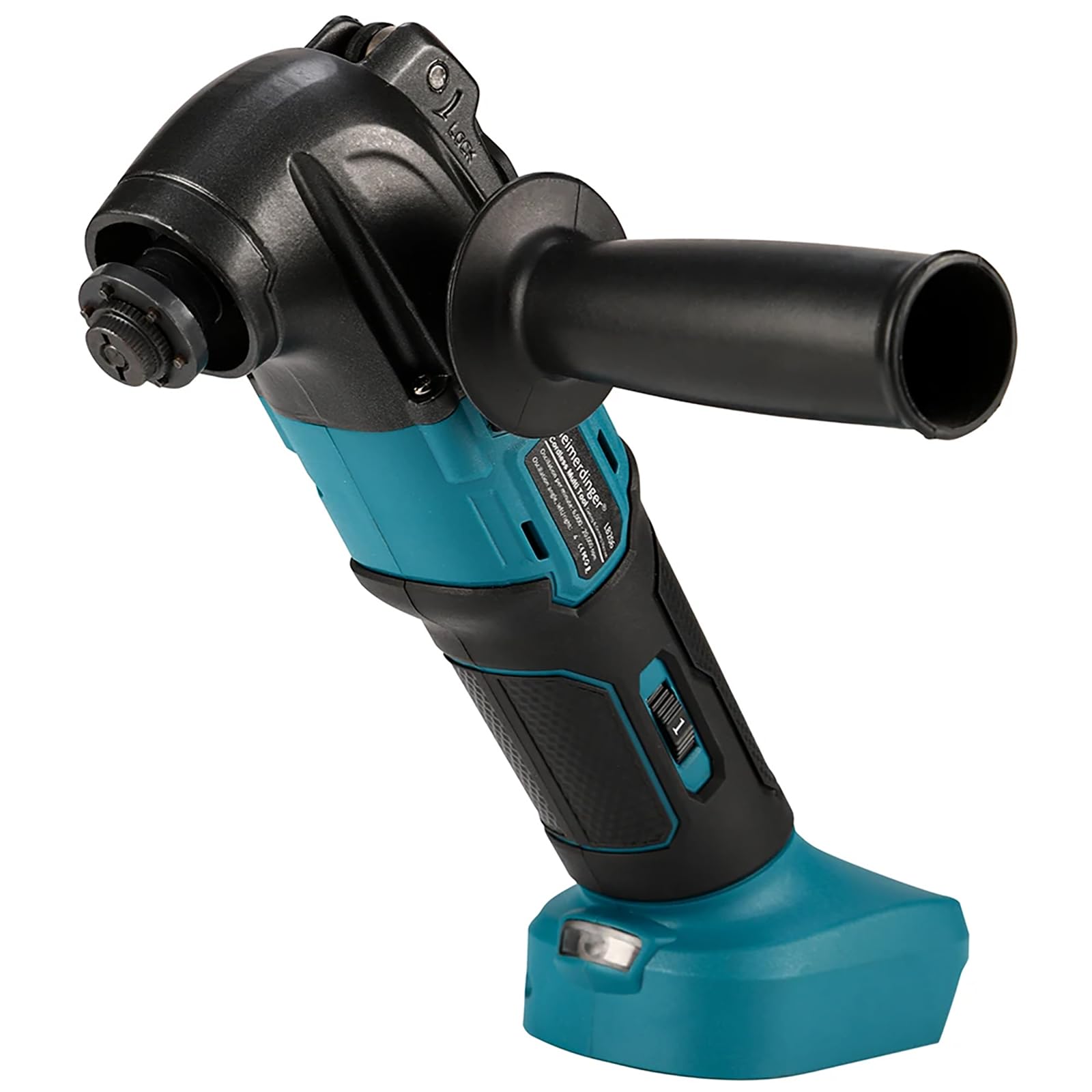 Herramienta oscilante inalámbrica para batería Makita de 18 V, multiherramienta oscilante de motor sin escobillas con mango auxiliar para raspar, lijar, cortar