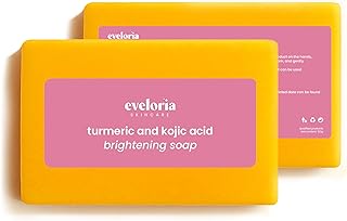 Eveloria - Barra de jabón de ácido kójico y c...