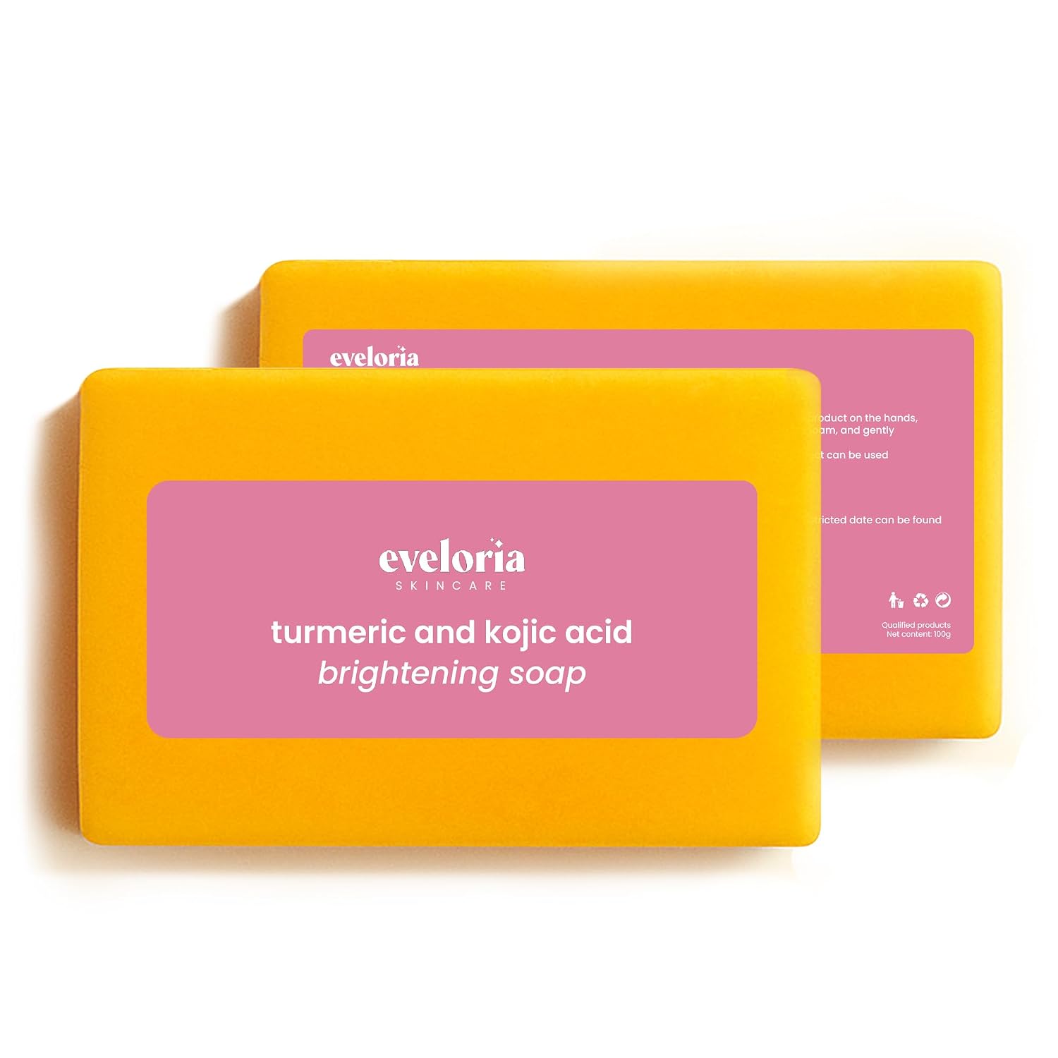 Eveloria Kojic Acid Soap Bar for Brightening Dark Spots