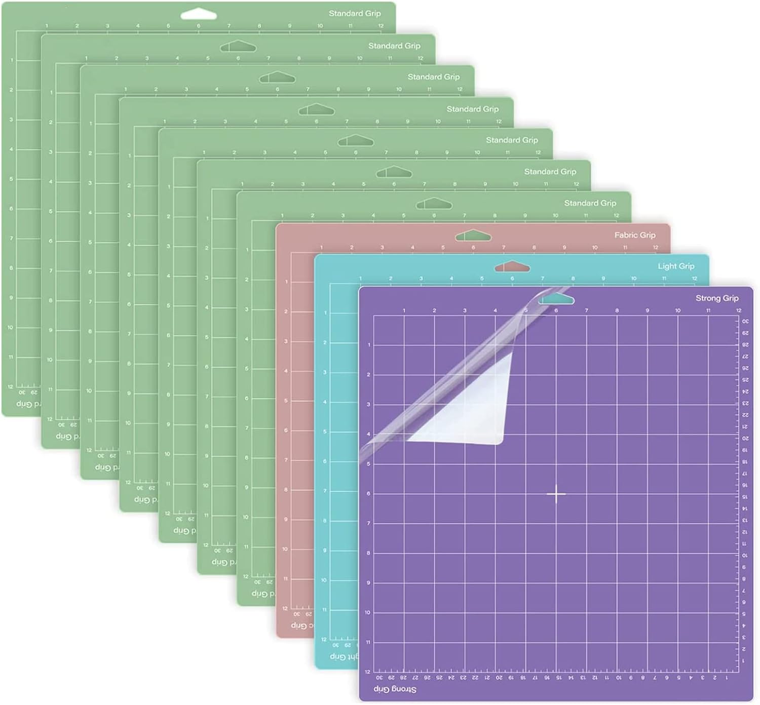 Cutting Mat for Cricut Maker,10 Pack Variety Adhesive Cricket Cut Mats