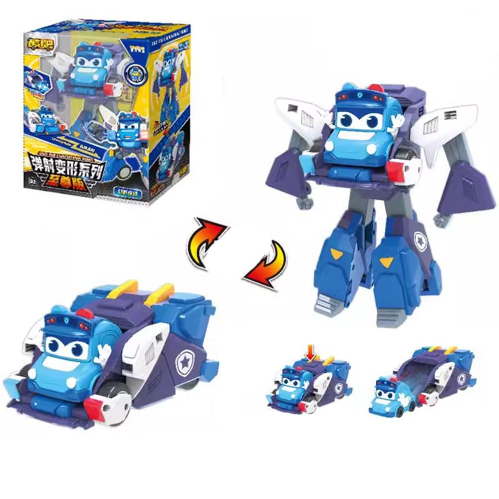 Amazon.co.jp: TRROONNZ 保安官GOGOBUS シュート変形ロボット合体変形