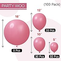 Vista 204 de PartyWoo Nude Balloons 100pcs 12 Inch Apricot Boho Fall Neutral Latex Helium Balloons for Graduation Wedding Anniversary Birthday Boy Baby Shower