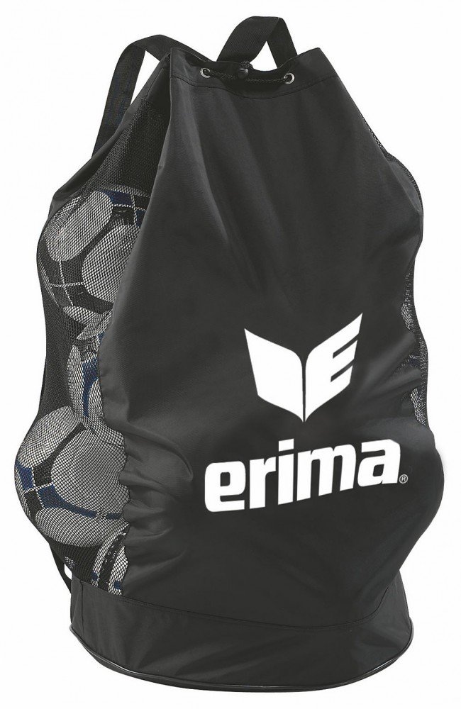 Erima Unisex Ballsack 18 Bälle (723672), schwarz/weiß, 0