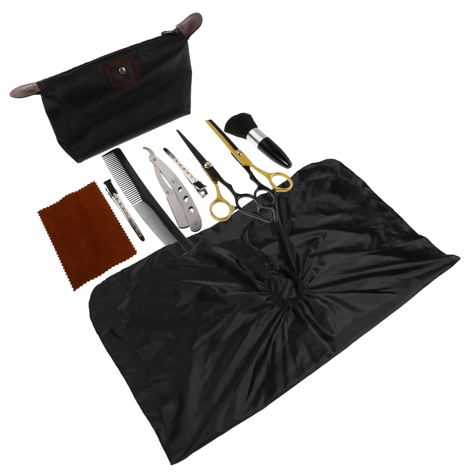 Beaupretty 10pezzi Forbici Per Parrucchieri Professionali Con Sacchetto Di Stoccaggio Kit Completo Per Taglio e Sfoltitura Manico Ergonomico Adatto Per Uso Domestico e Salone