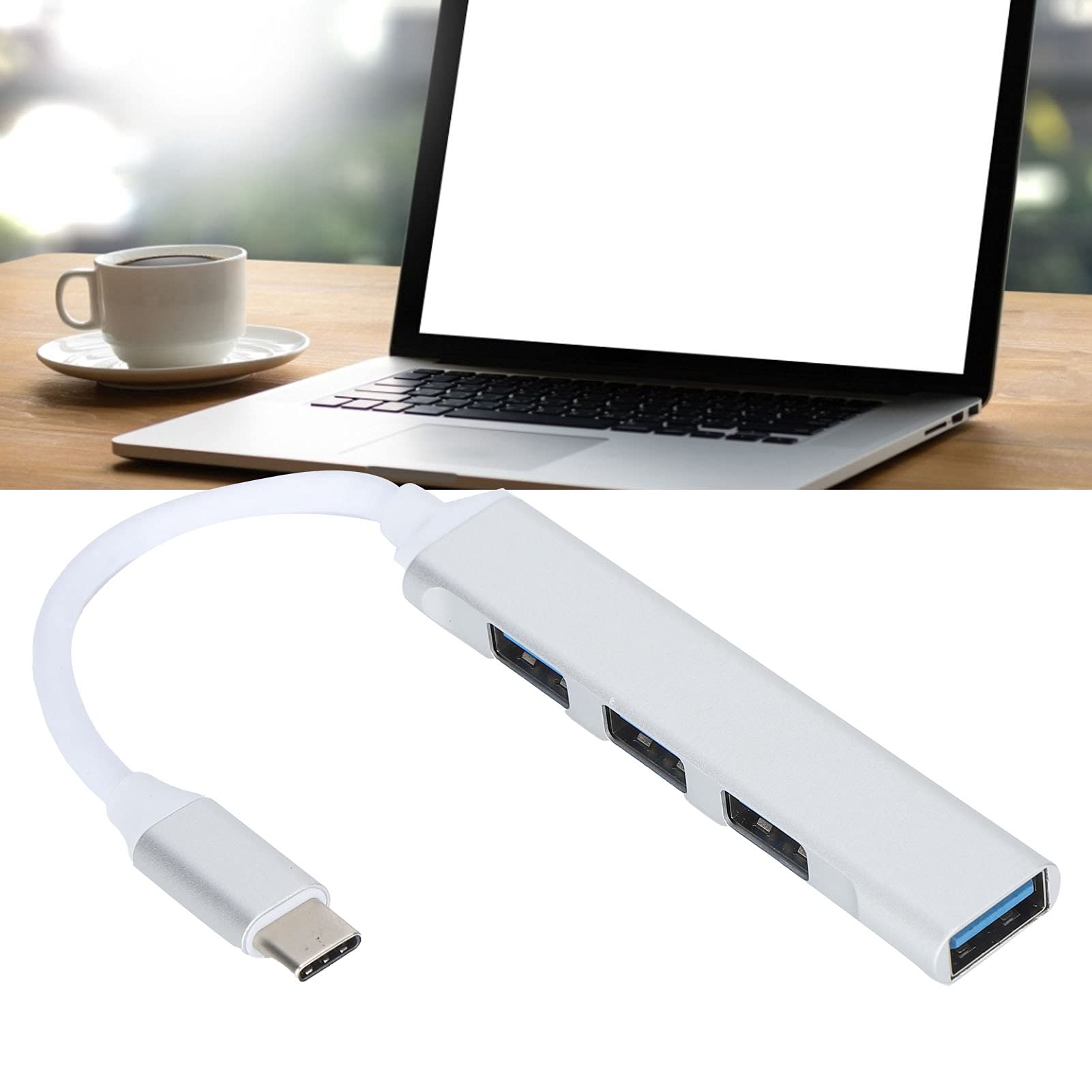 Amazon | USB-Cハブ 4ポート USB3.0 スリムデザイン スペースグレー