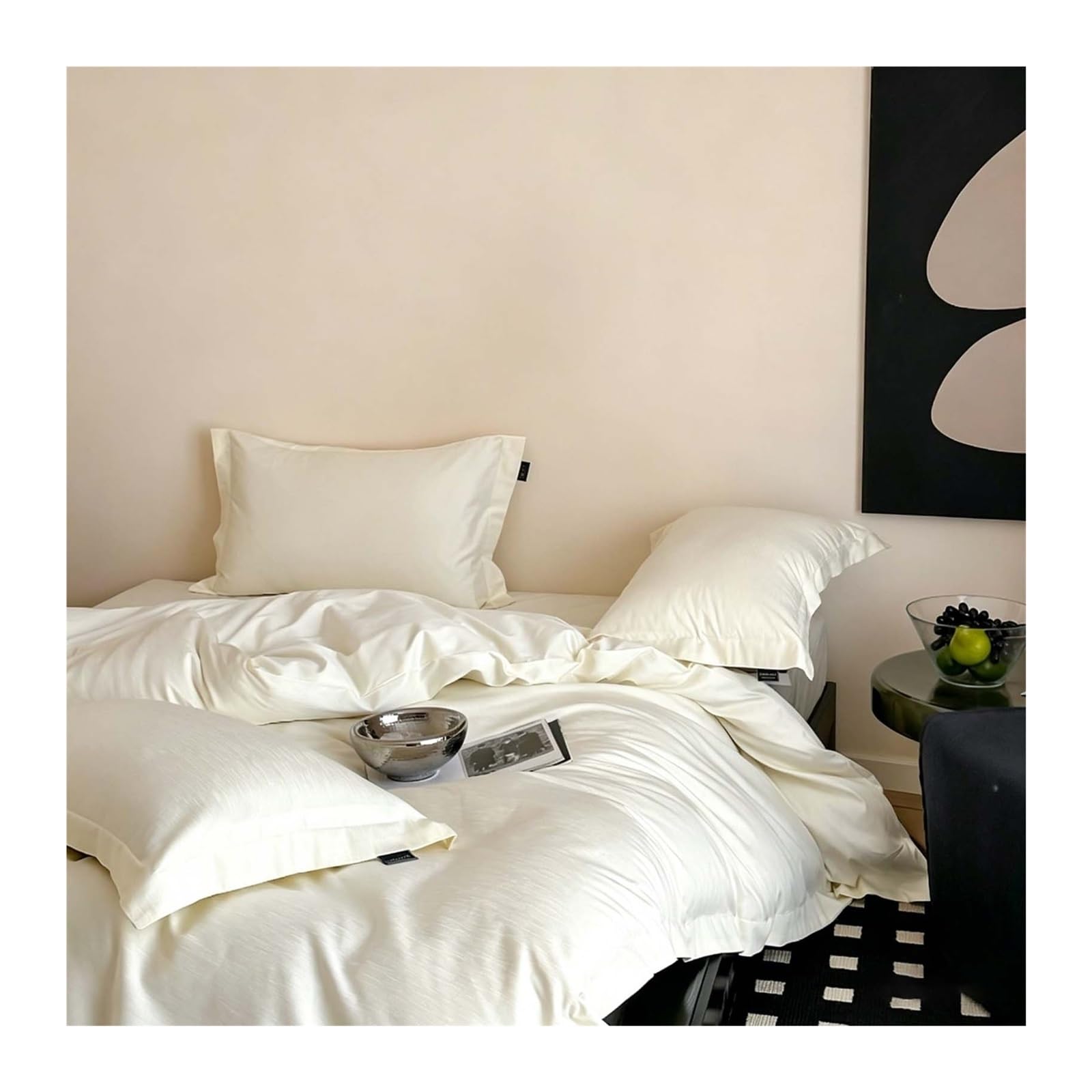 Housse de couette en coton zippée pour enfiler votre couette sans effort