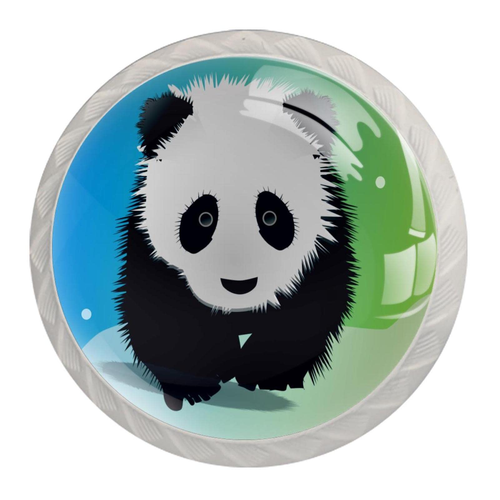 Boutons de tiroir panda lot de 4 pour sécuriser et relooker les placards de cuisine