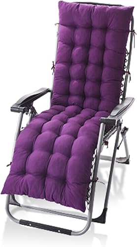 Cojín para silla de patio de 50 pulgadas, cojín acolchado más grueso para tumbona, columpio para silla de gravedad cero para exterior, interior,