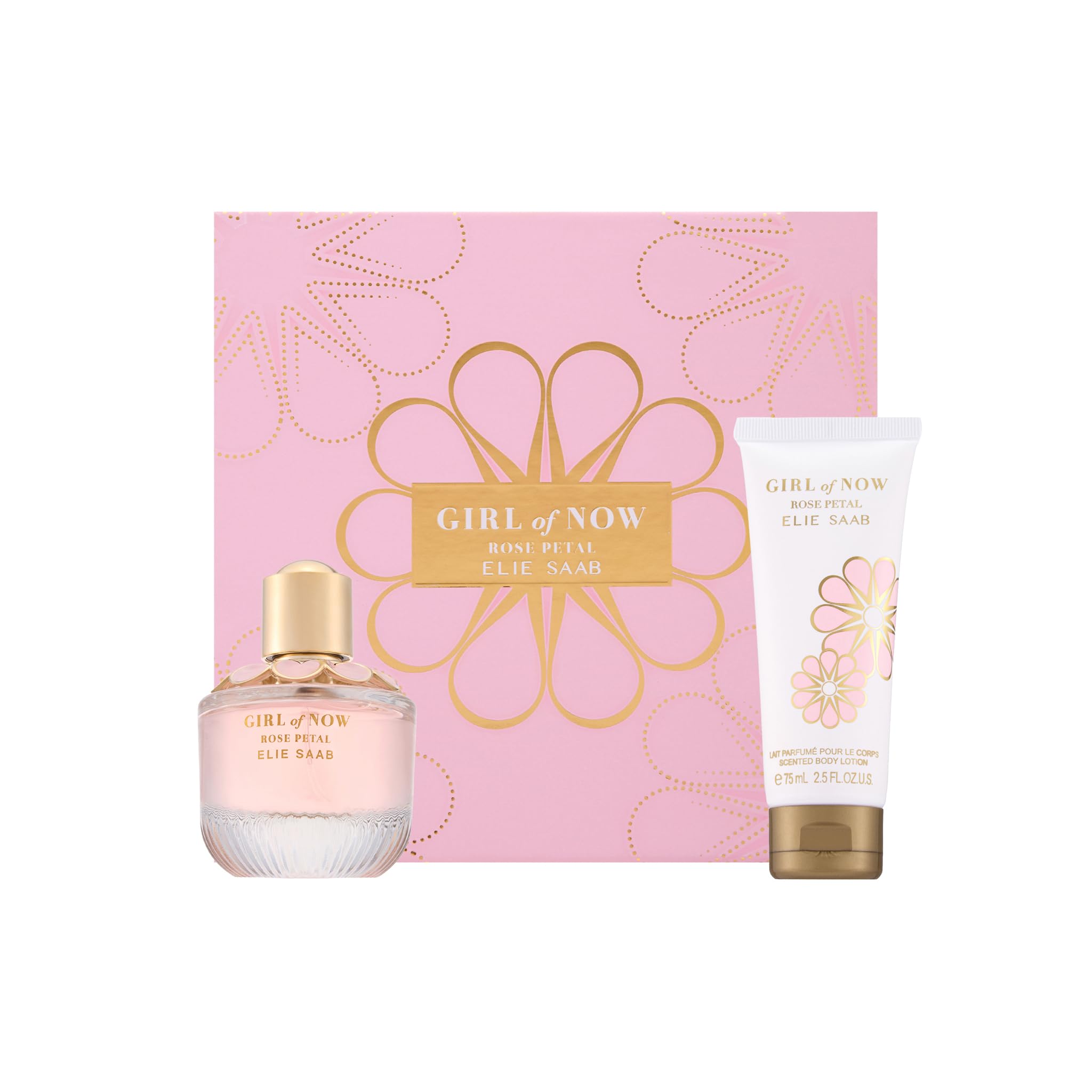 Elie Saab Girl Of Now Spring Gift Set for Women | Eau de Parfum 50ml + Body Lotion 75ml | Floral Gourmand Perfume Set | Pistachio, Pear, Almond, Orange Blossom, Tonka Bean & Patchouli | Long Lasting Designer Ladies Fragrance | Luxury Gift Pack for Her-image-13