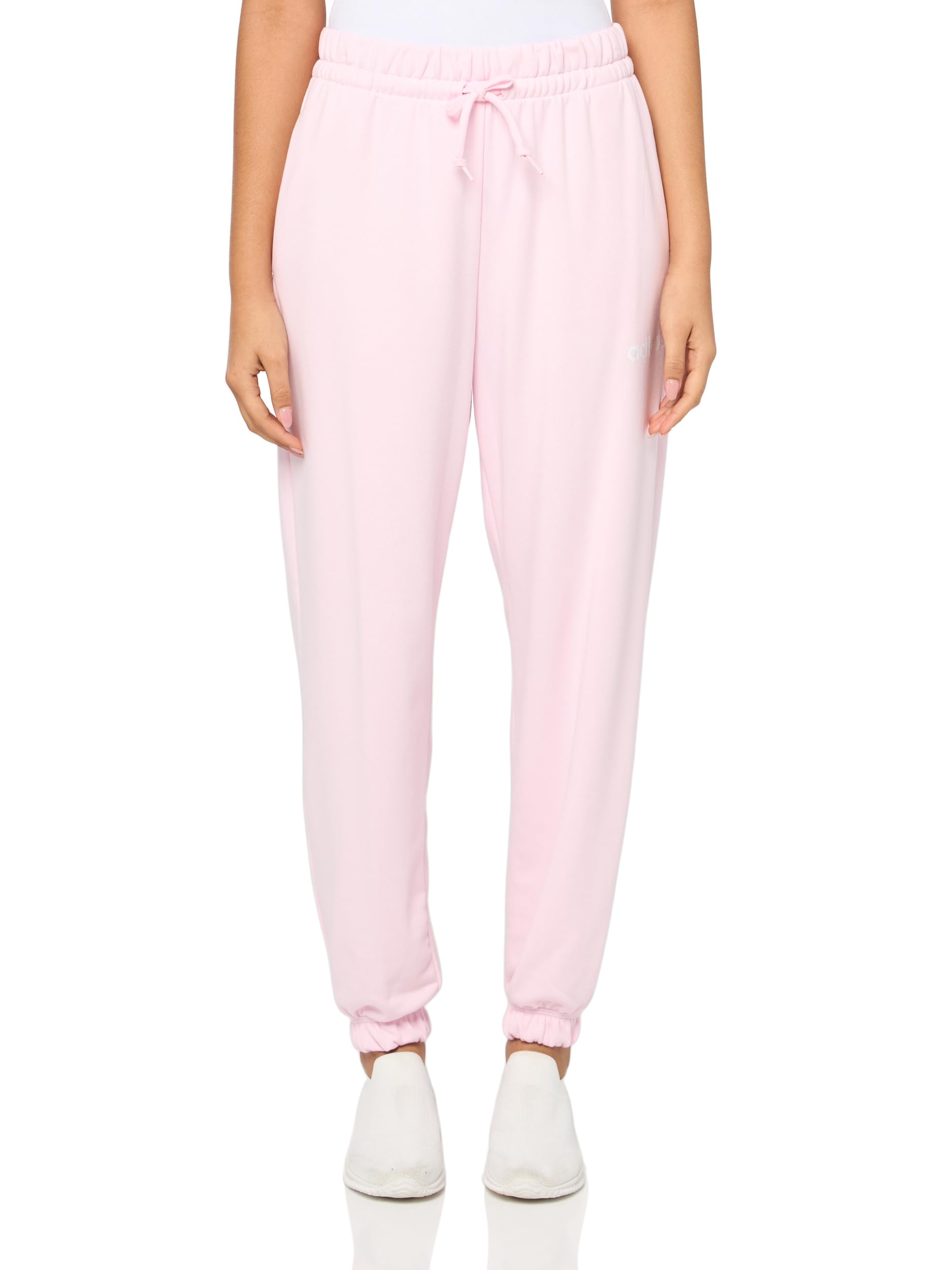 adidas Women's Essentials Linear French Terry Cuffed Pants