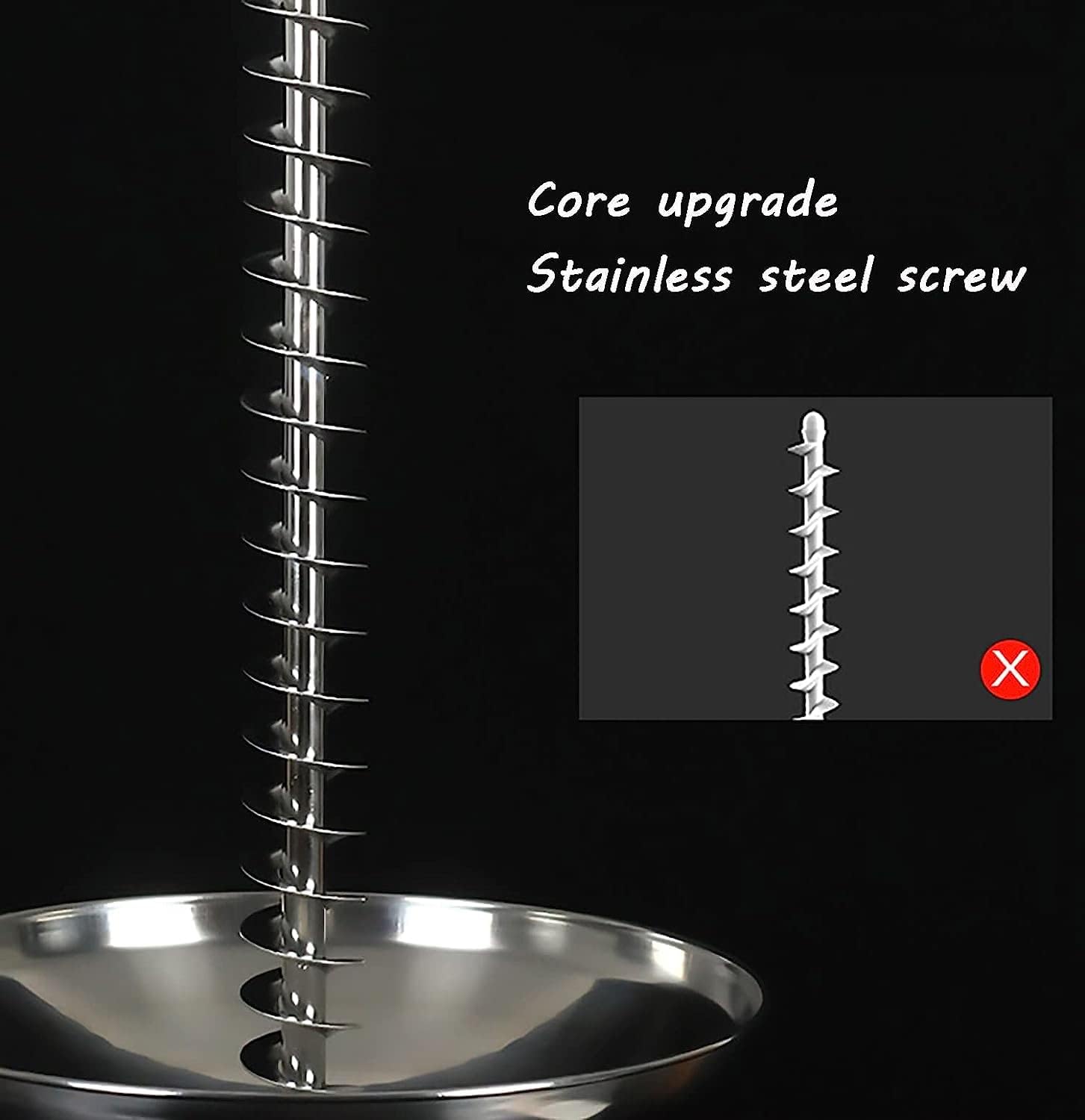 Commercial Five-Layer Electric Chocolate Fountain, Stainless Steel Chocolate Fountain, 30-150 ° C 4.4 Pound Capacity Heating Silent Motor for Melting Chocolate, Candy, Butter, Cheese