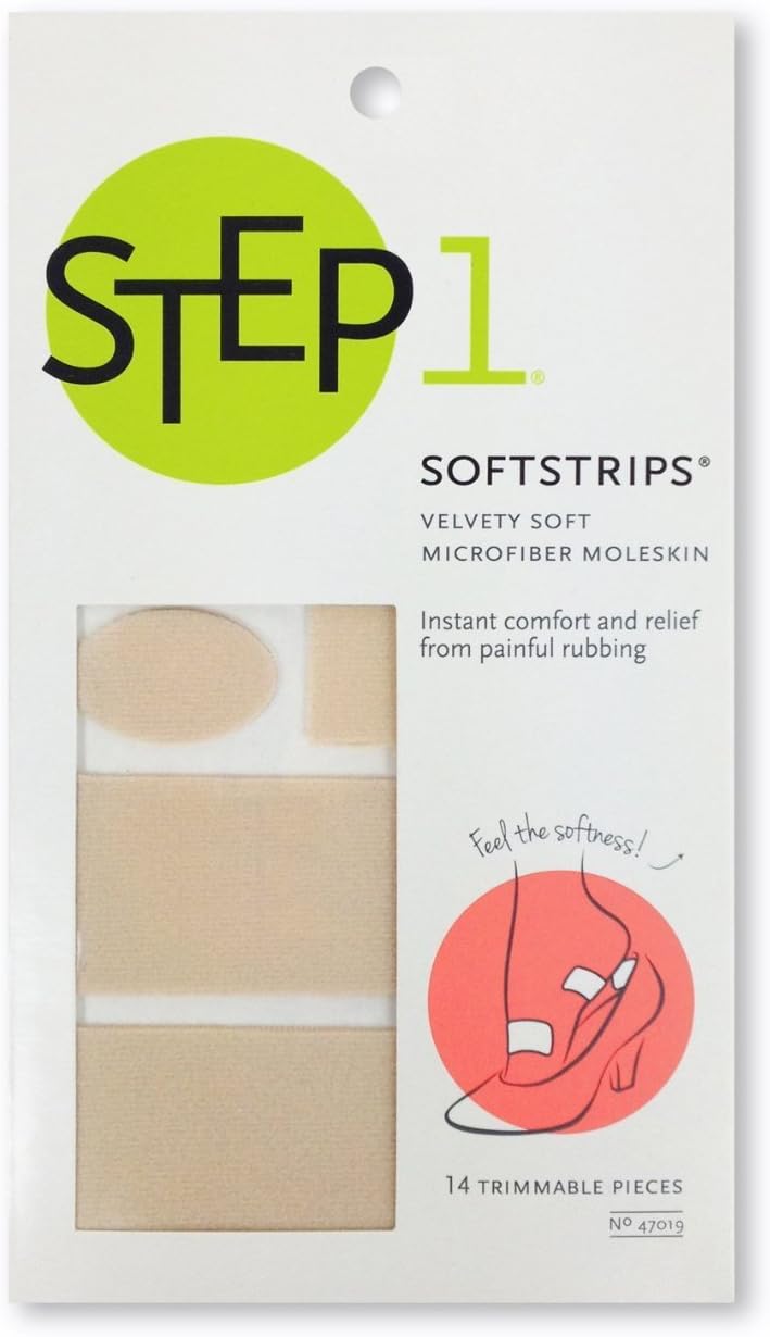 Soft Strips Microfiber Moleskin, 14 Pieces