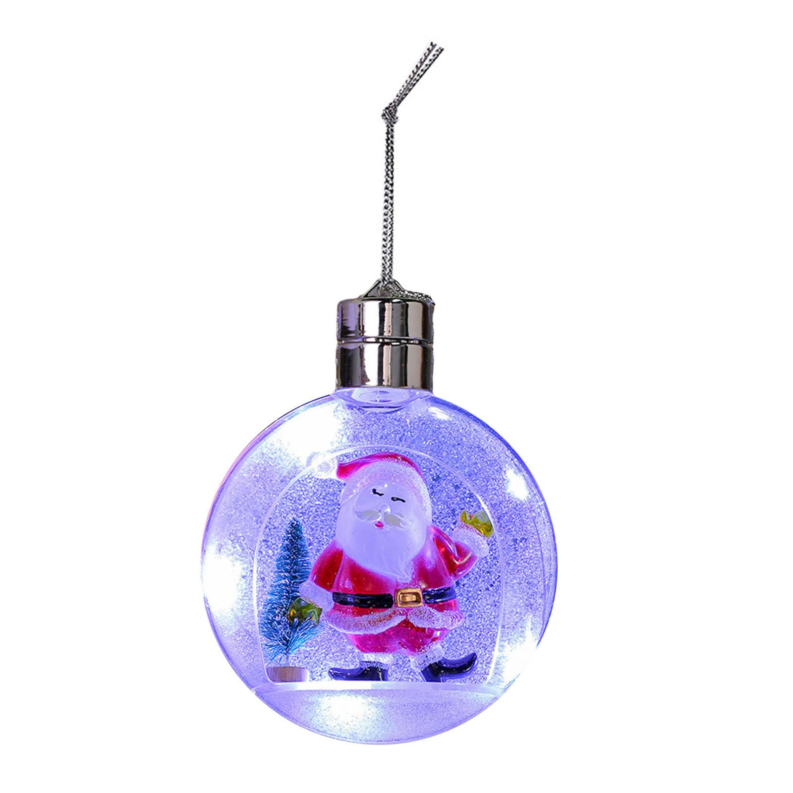 Tsophreniq Exquisites Christmas Bauble LED Lights Balls Ornaments Create Festive Atmospheres At Homes Festival Party Ornament Clear Balls