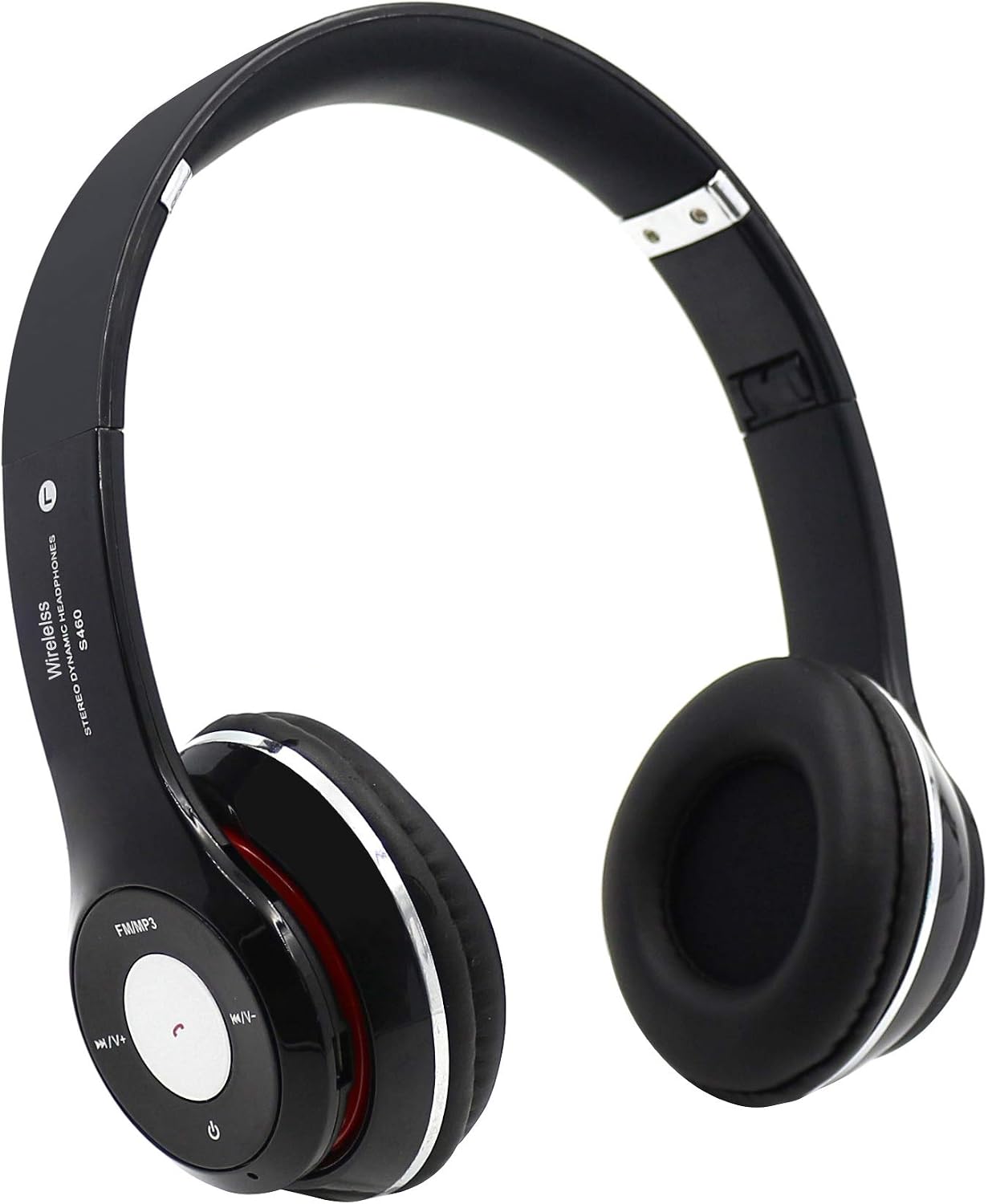 Różowe złoto, bezprzewodowe połączenie stereo bluetooth subwoofer karta radio zestaw słuchawkowy telefon komputer uniwersalny zestaw słuchawkowy Bluetooth 5.0 dwustronne stereo regulowane 3,5 mm (makaron)