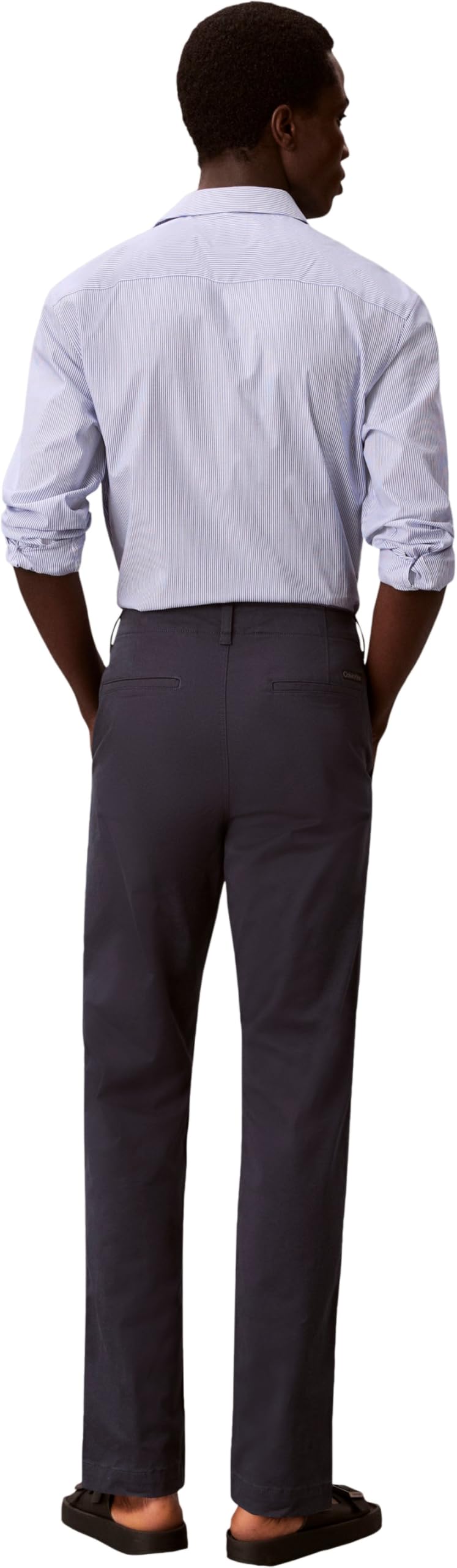 Calvin Klein Slim Comfort Cotton Chino Pant Lv04rf618g - Nieformalne spodnie Mężczyźni