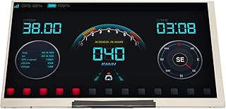 Luqeeg Tela IPS de 7 polegadas, ângulo de visão HD de 170 graus, tela fina com retroiluminação e resolução de 1024 x 600 IPS integrada 45% NTSC para nova energia, internet das coisas, casa inteligente