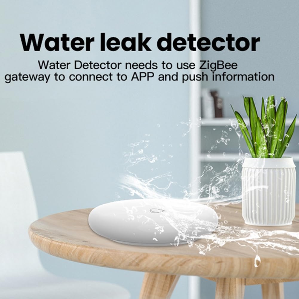 Sensore di Immersione in Acqua IP67 Tuya Zigbee Rilevatore di Perdite d'Acqua di Inondazione Sensore di Ammollo di Sicurezza di Allarme Intelligente per Casa Intelligente