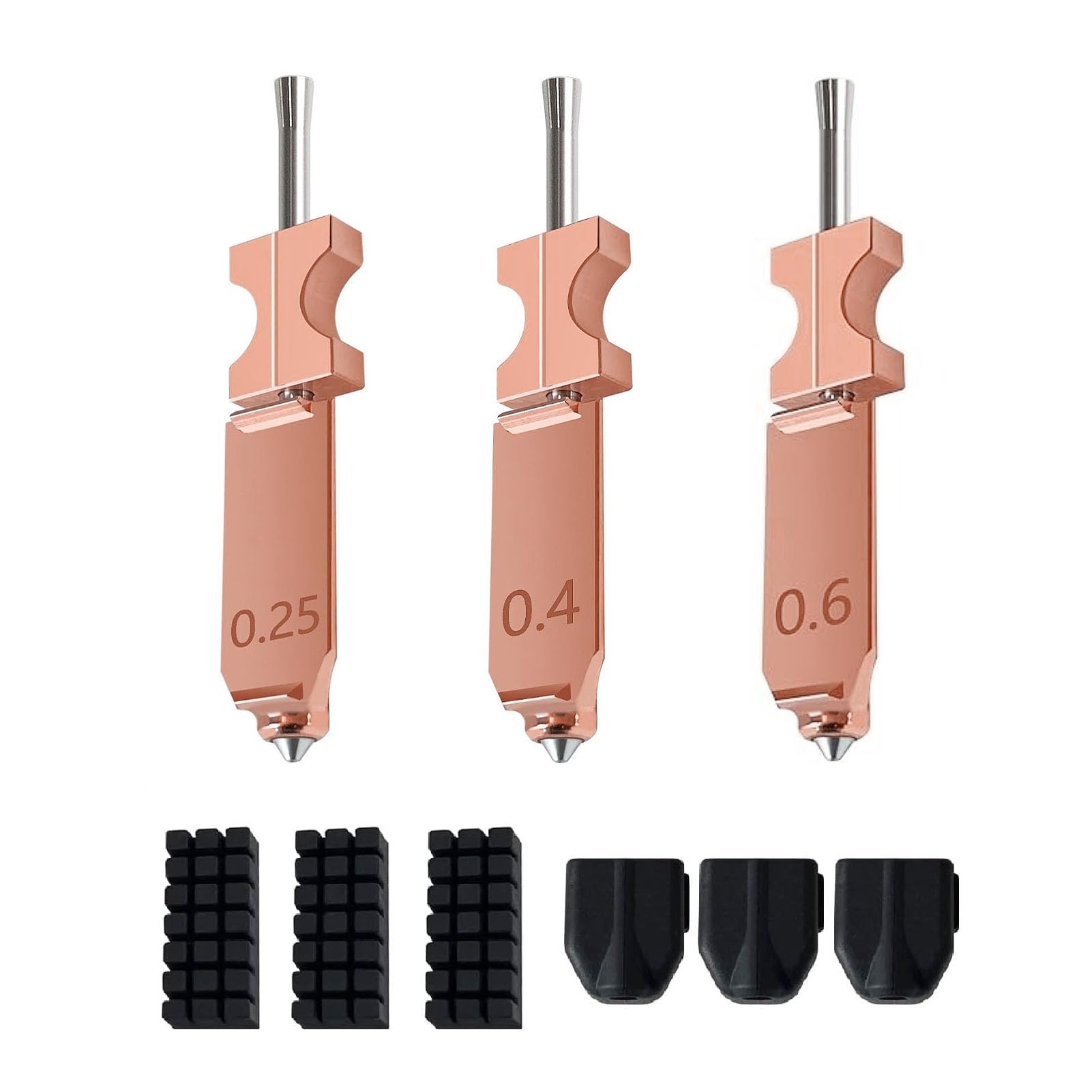 Kit de boquilla Hotend para impresora 3D para AD5X, 0,25 0,4 0,6 mm