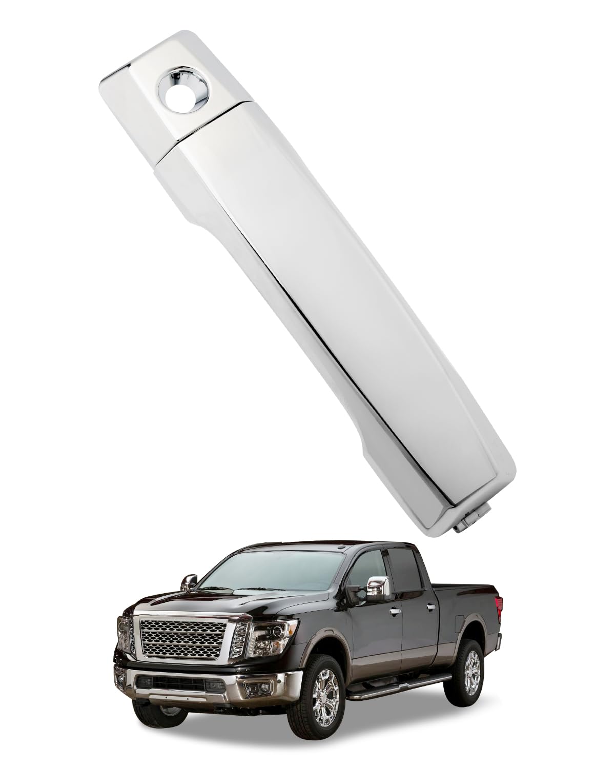 どん Driver Door Handle, Compatible with 2004-2015 Nissan Titan, Armada