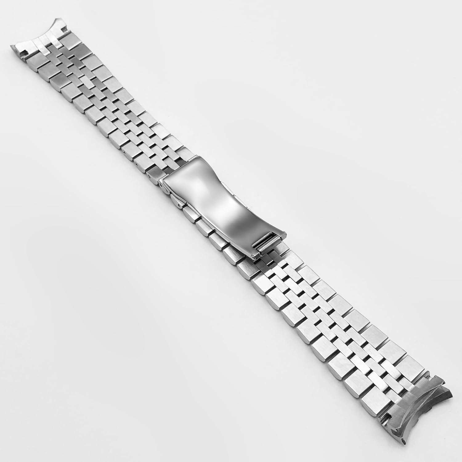 Jubilee Watch Band Replacement For 41Mm Rolex 116 DATEJUST II 2 Hidden Clasp Stainless Steel 21mm