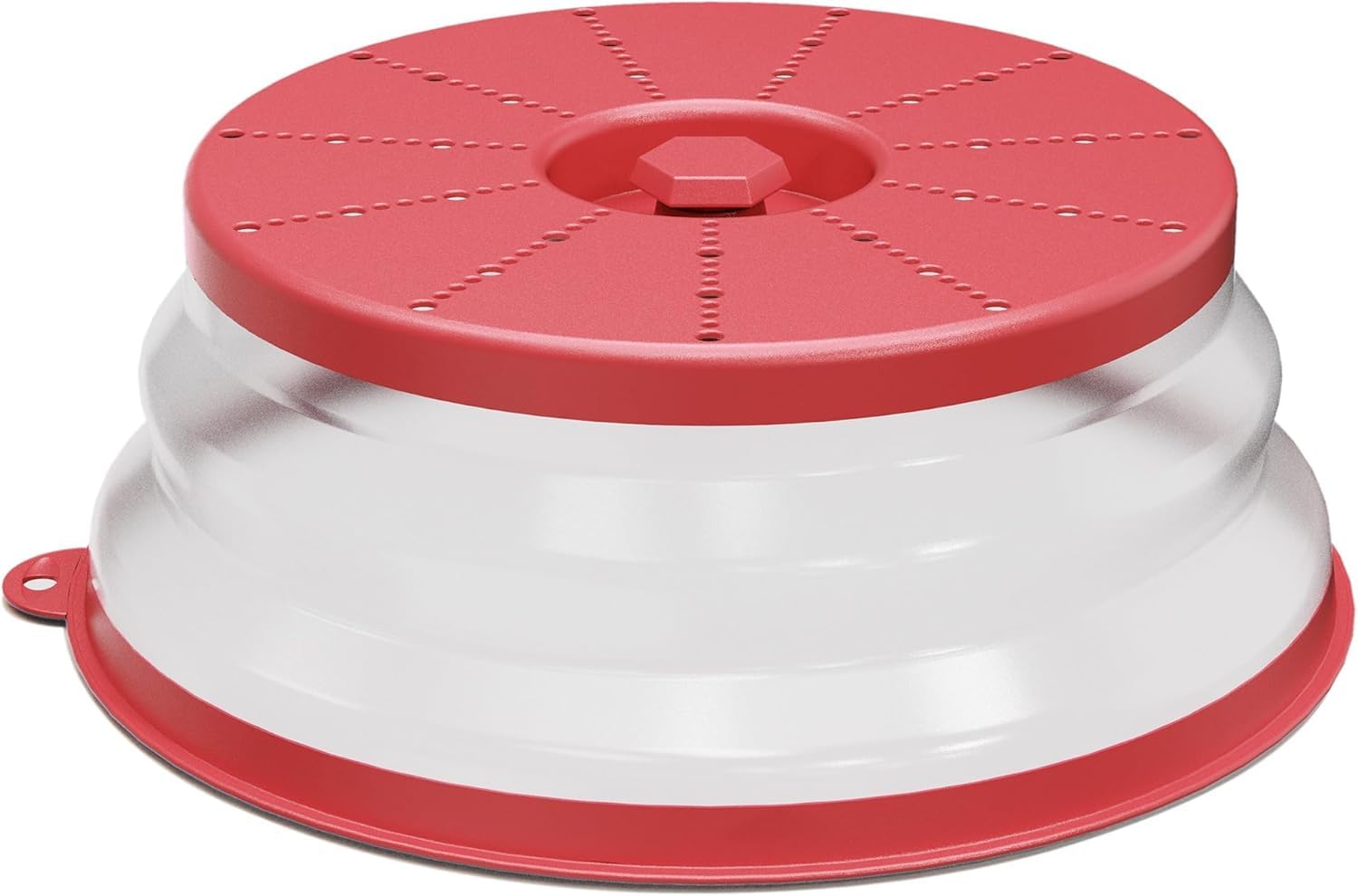 ML-24-991 Microwave Splatter Cover Vented for Food with Hook Hole, Splatter Guard &amp; Colander Kitchen Gadget for Food, Meal Prep