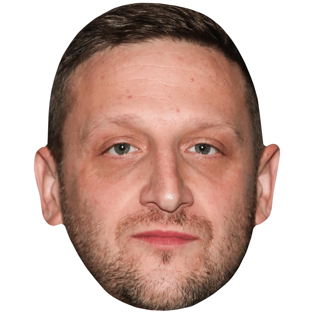 Tim Robinson (Stubble) Celebrity Mask, Flat Card Face, Fancy Dress Mask
