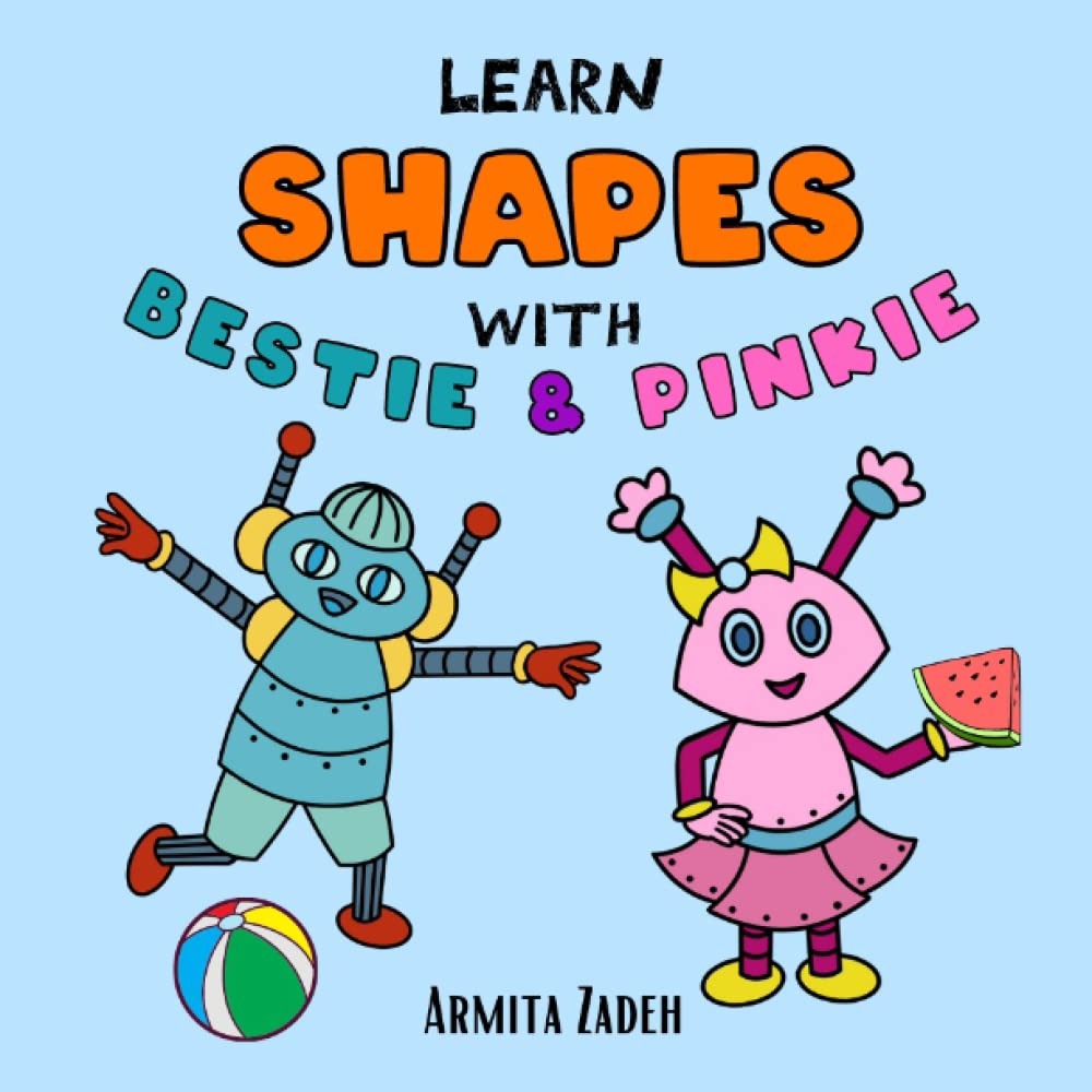 Shapes With Bestie And Pinkie: An Interactive Learning Book for Toddlers About Shapes, Colors, and Words (Learn With Bestie & Pinkie)