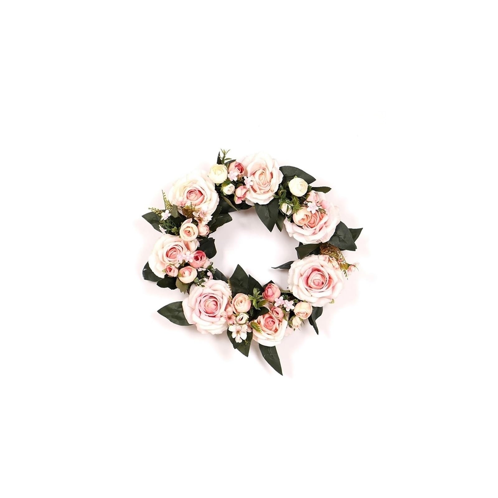 Couronne de fleurs de Noël extérieure supérieure avec attache murale