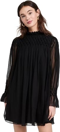 Rebecca Taylor Womens Smocked Dress