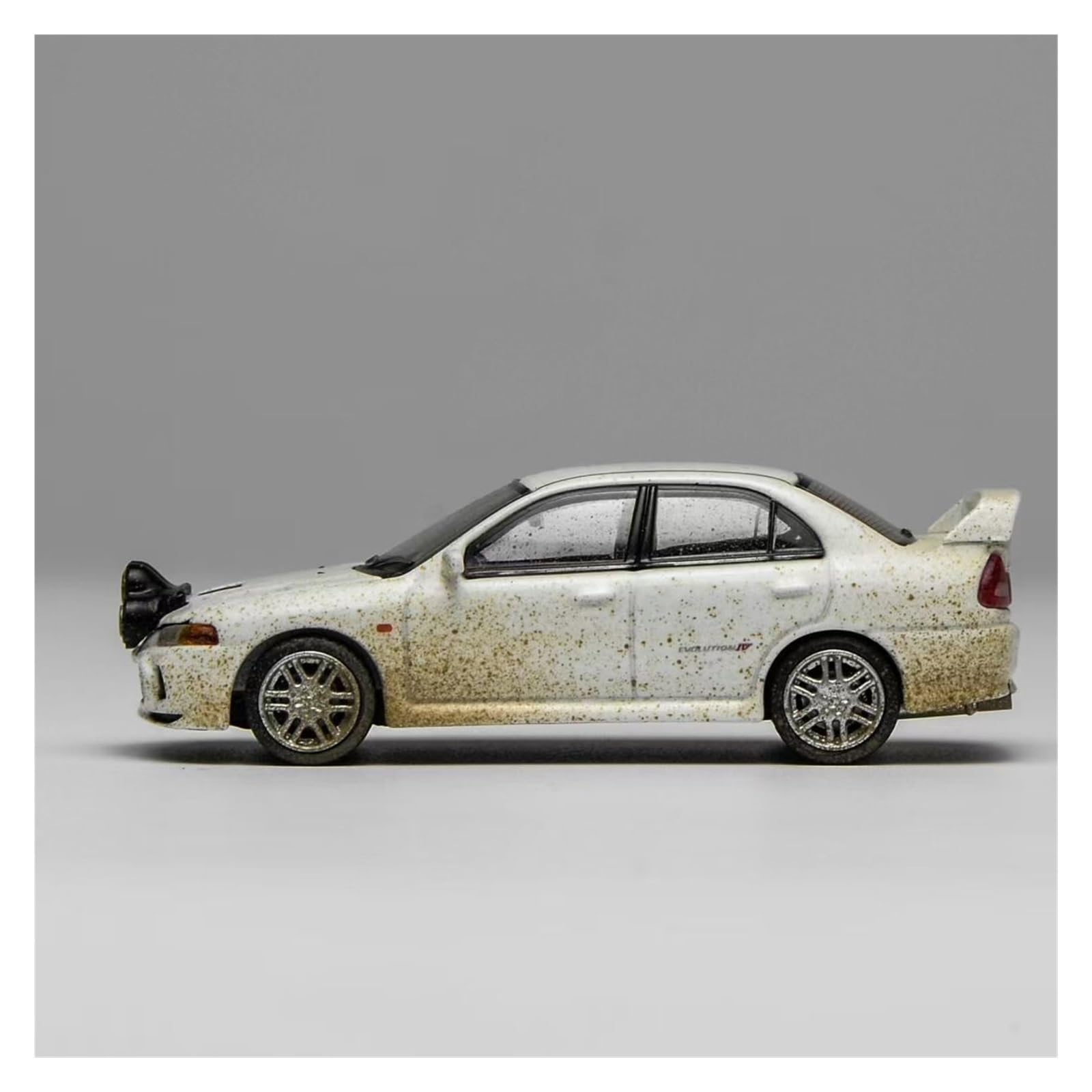 Metallo Scala Replica 1 64 Per Mitsubishi Lancer Evo IV Generazione 4 Copertura Anteriore Magnetica Modello Di Auto In Lega Veicolo Raro Hobby Veicoli Giochi Set