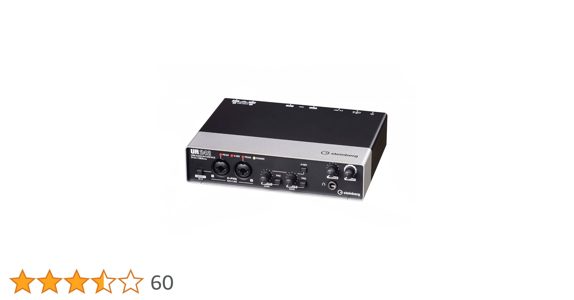 Amazon.co.jp: Steinberg UR242 4-Channel USB Interface by Steinberg