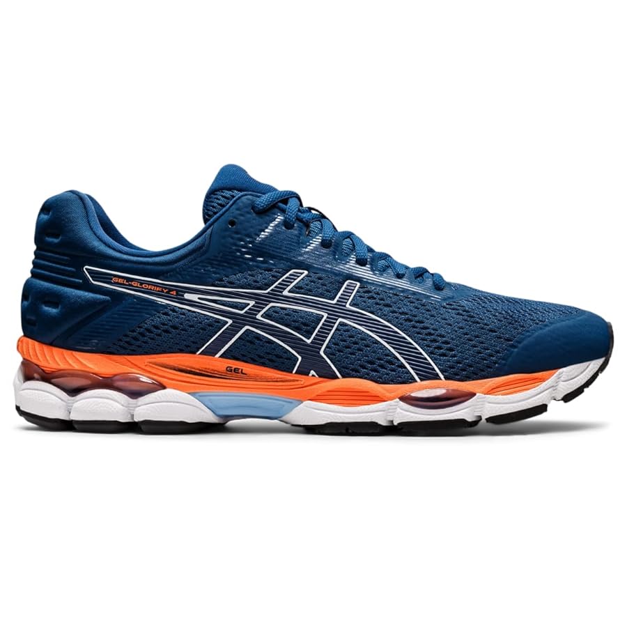 ASICS Men's Gel-Glorify 4 Running Shoe, Mako Blue/White, 9.5 UK:  Amazon.co.uk: Fashion