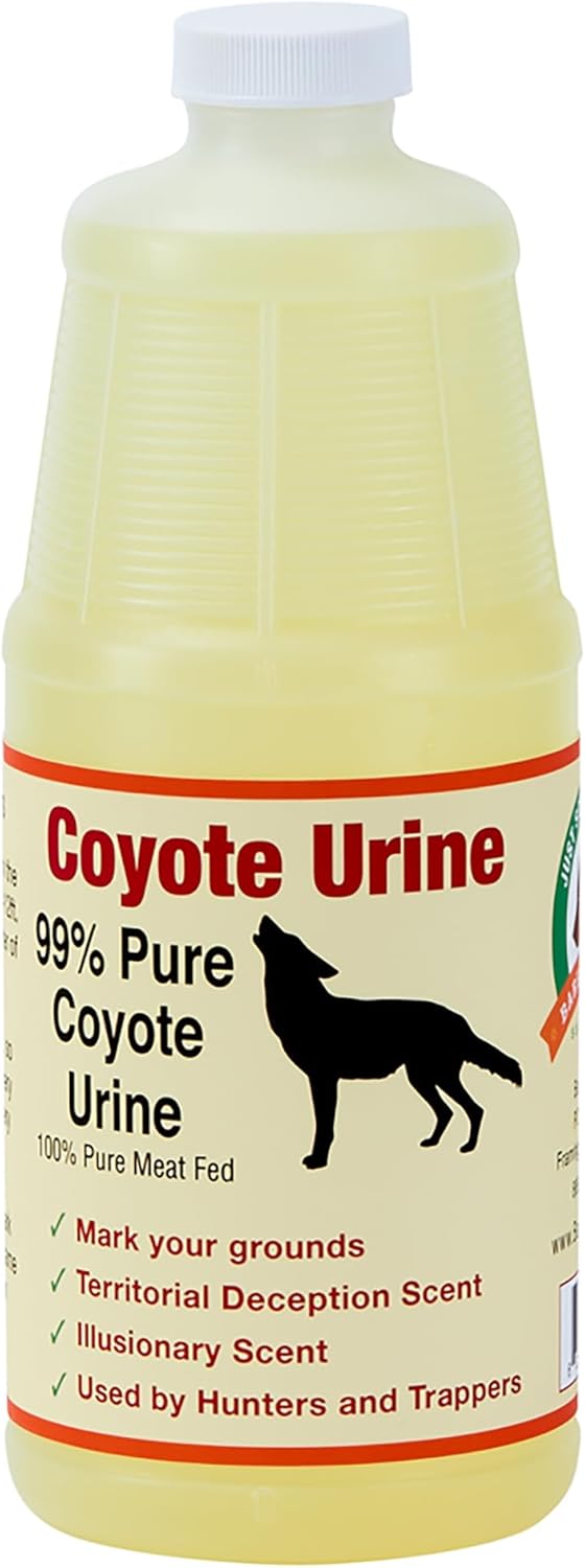 3 Set Just Scentsational RS-128 Coyote Urine for Gardens, Hunters, and Trappers, 128 oz (1 Gallon)