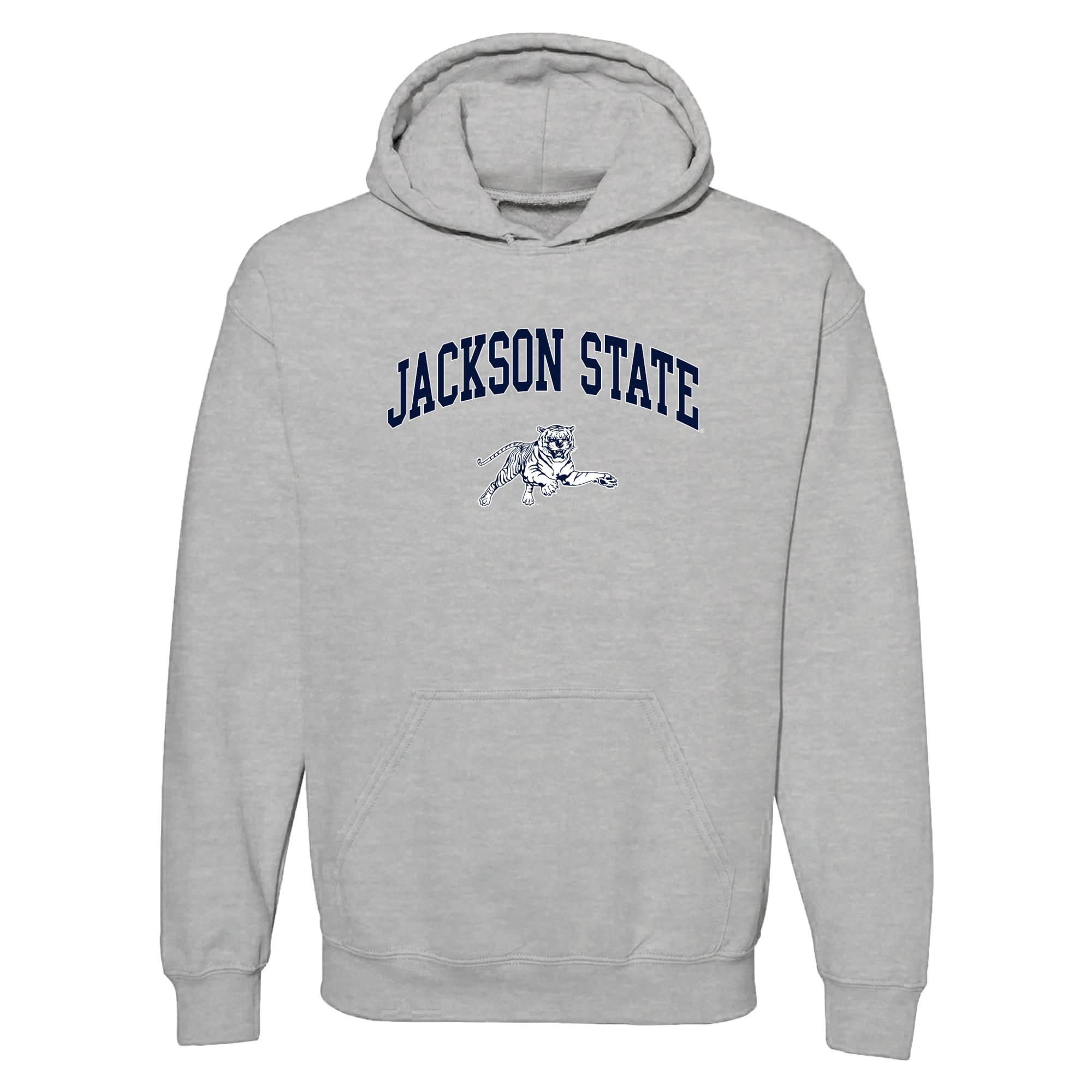 NCAA Officially Licensed College - University Team Color Arch Logo Hoodie, Jackson State Tigers Sport Grey, S โ image 1