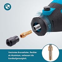 Tilswall Multifunkciós Rotációs Szerszám 160W - 145 Tartozékkal, 8000-33000 RPM, Flexibilis Tengellyel Maráshoz, Gravírozáshoz és Csiszolásh 2